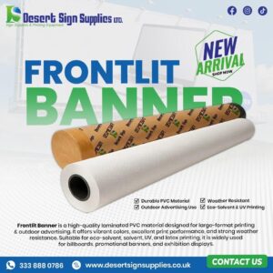 DS 440g Laminated pvc frontlit banner