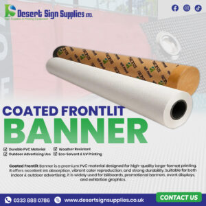 Desert Sign Coated Frontlit Post from Desert Sign Supplies